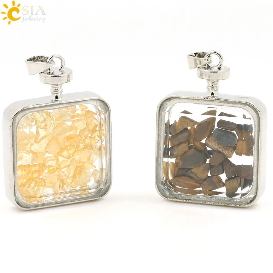 glass wishing bottles Pendant