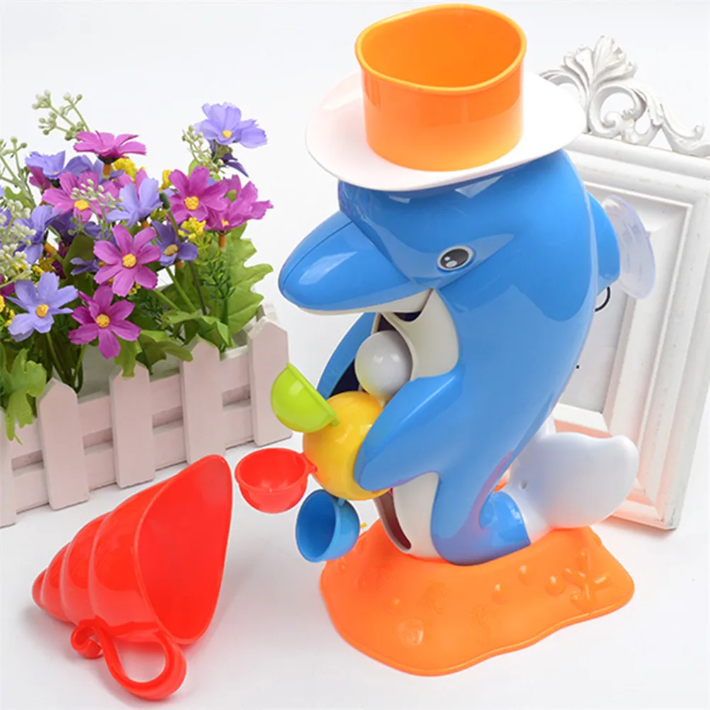 Детские Игрушки для ванны игра головоломка воды модель утки дельфина детские
