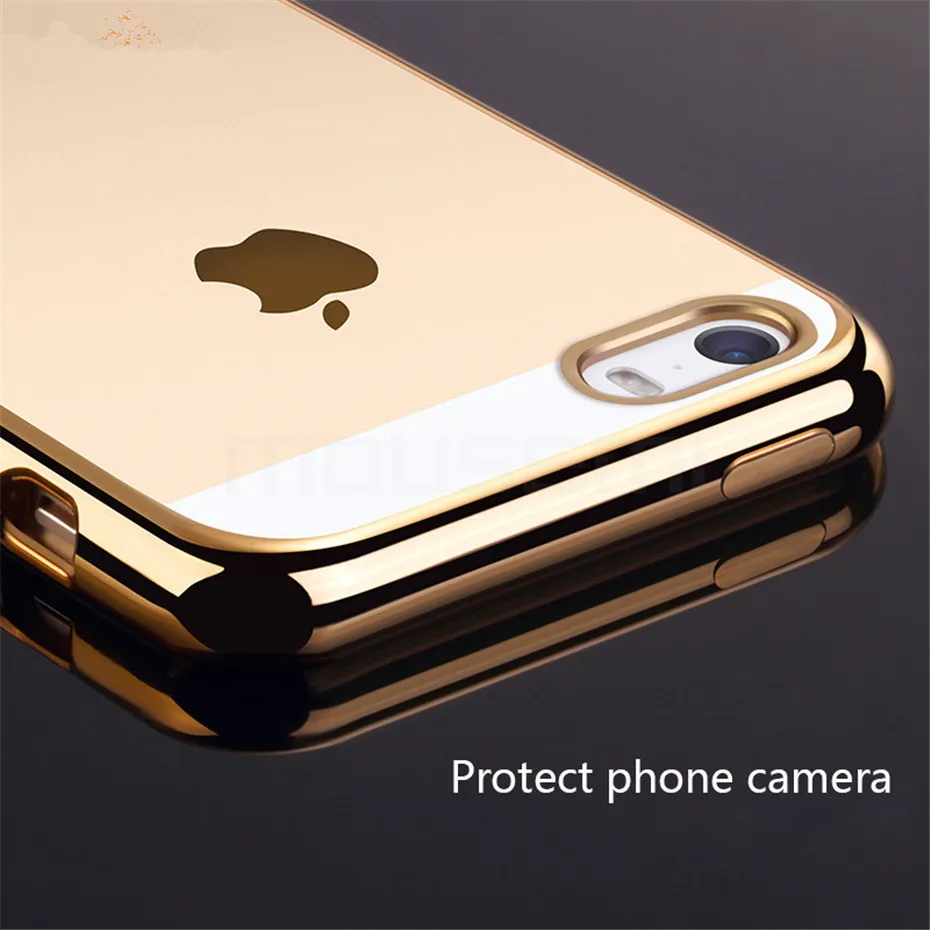 MOUSEMI 5S For iPhone 6 se 5 Case Transparent Silicone Cute Soft Luxury Girl Ultra Thin Capa Cases For iPhone 6 6s Plus 5s Coque (5)