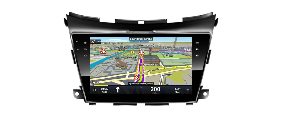 Clearance ZaiXi Android Car GPS Navi for Nissan Murano 2015~2019 player Navigation WiFi Bluetooth Mulitmedia system audio stereo EQ 3