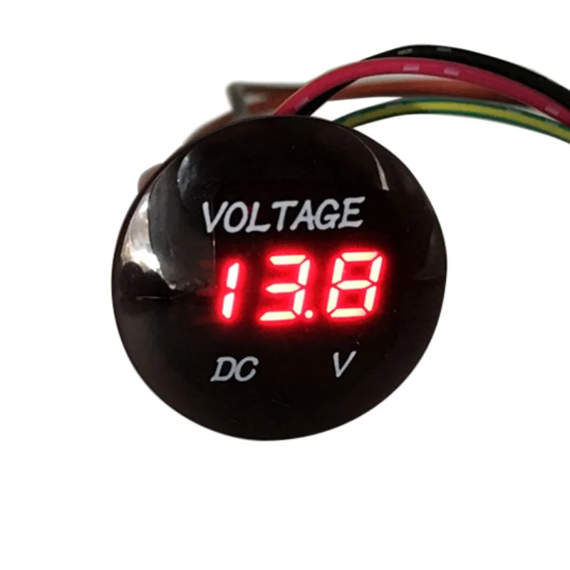 Universal LED DC Voltmeter Waterproof Voltage Meter Digital Volt Meter