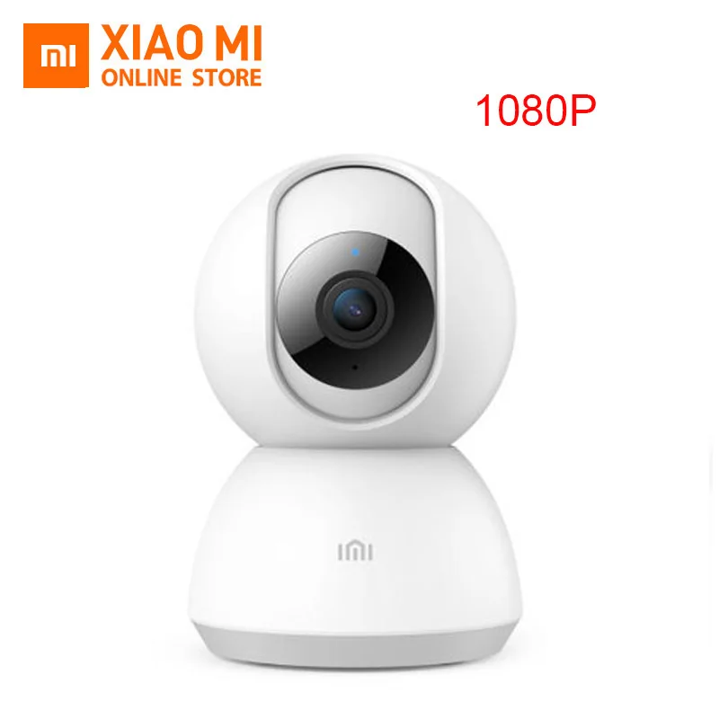 Versión actualizada de 2019 Xiaomi Mijia Smart Cámara Webcam 1080 P WiFi Pan-tilt visión nocturna de 360 ángulo de cámara de vídeo bebé Monitor - 1
