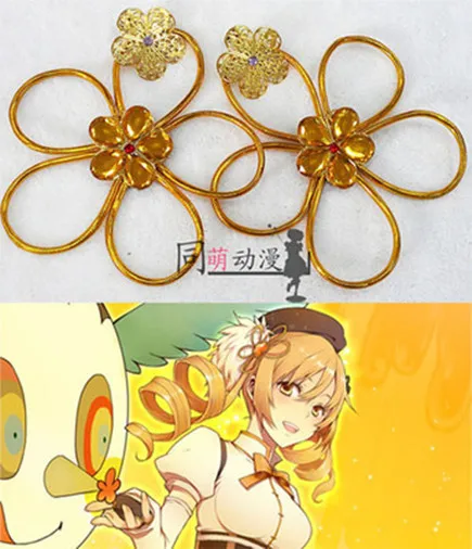 Ручная работа заколка для волос Puella Magi Madoka Magica Mami Tomoe головной убор|Украшения