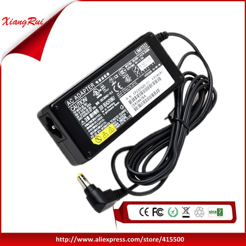 Для fujitsu ноутбук Мощность Зарядное устройство cp235924-01, fmv-ac319, fpcac46 с бесплатной доставкой