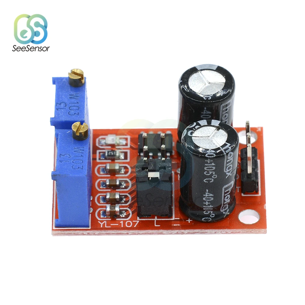 

NE555 Pulse Frequency Duty Cycle Adjustable Module Square Wave Signal Generator DC 5V-15V