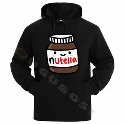 С изображением шоколадной пасты Nutella фундук распространения свитер с капюшоном джемпер для мужчин женщин унисекс 2044