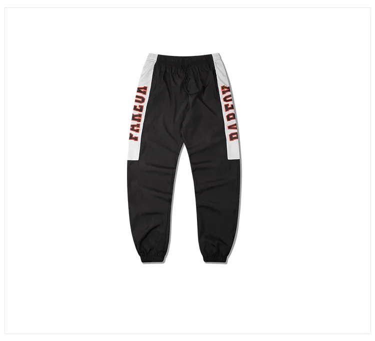 High Street Винтаж хип хоп Wear брюки Для мужчин скейтборд Pareok принт осень Pantalon Homme для и