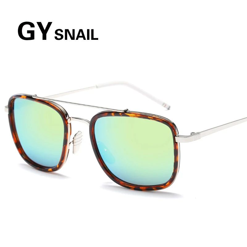 GYSnail High Quality Retro Designer Rectangle Sunglasses Women Men