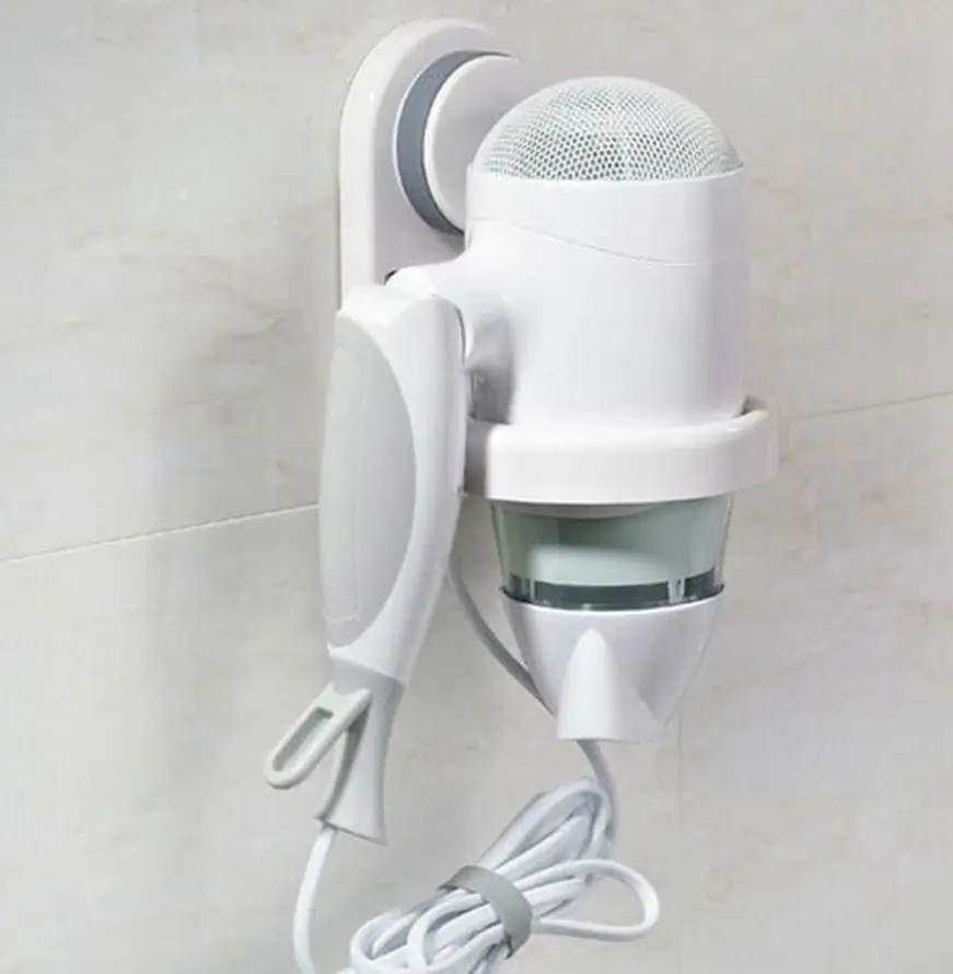 Power Lock Wall Mounted Suction Hair Dryer Hook Holder Rack 824in Bath Towels from Home