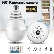 1080P 960P HD Wireless IP Camera WiFi Light Bulb Cameras Monitoring Webcam Home Security 360 Night Vision Panoramic Monitor