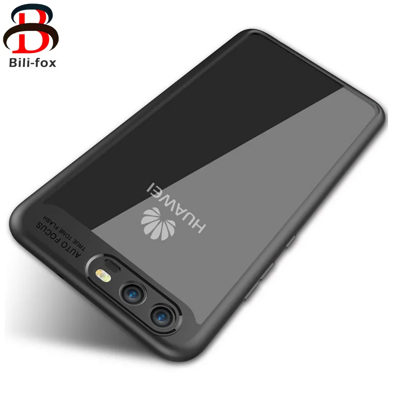 Прозрачный чехол для телефона huawei P10 Plus задняя крышка с Мягкий ТПУ кристаллами