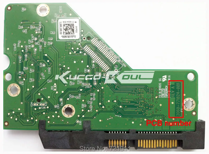 

HDD PCB logic board circuit board 2060 771824 008 for 3.5 inch SATA hard drive repair hdd date recovery