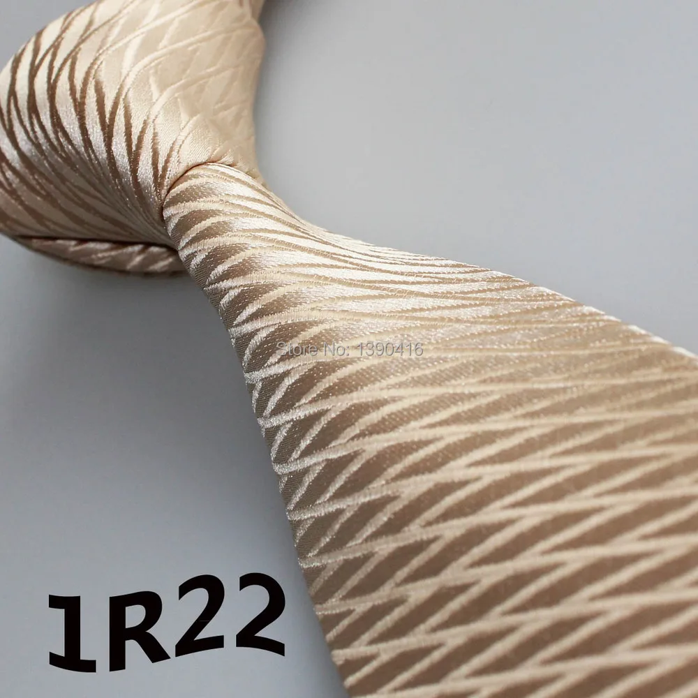 2015 Latest Style Tie For Mans Camel Off Yellow Grid Striped Design Wedding Party Men Gift