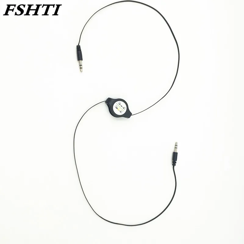 

3.5mm Retractable Earphone Jack Aux Audio Cable For Car iPhone 7 6 5 Samsung Phone GPS MP3 MP4 Music Headphone Speaker