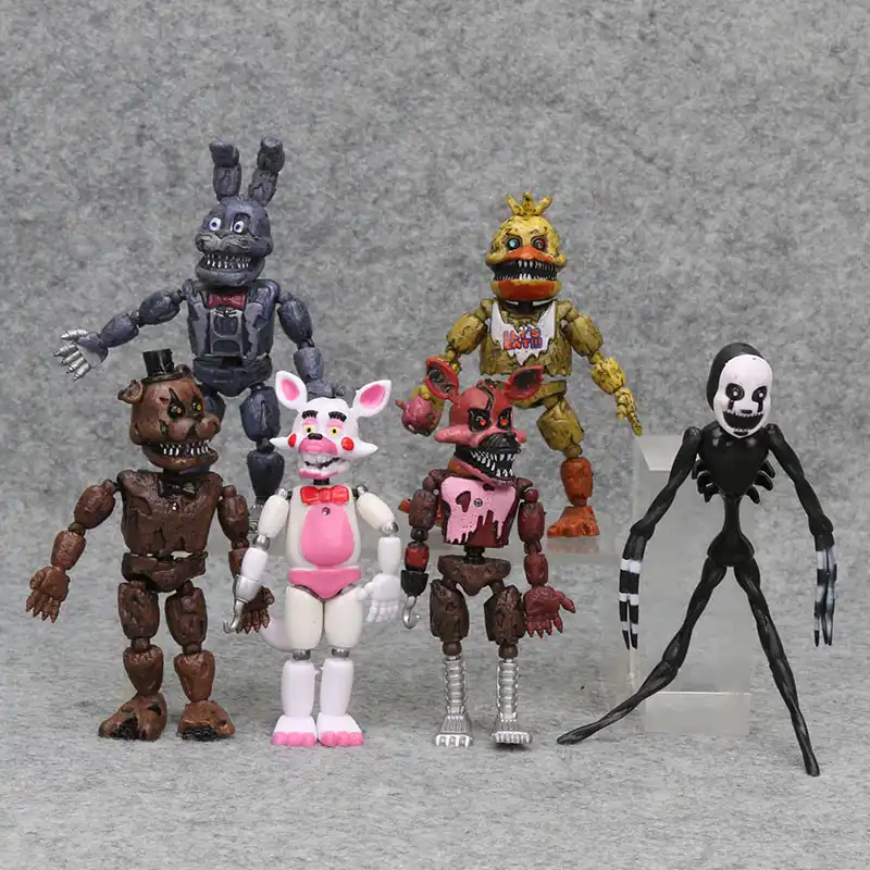 6 Pcs Set Anime Figure Five Night At Freddy Fnaf Bear Pvc Model Action Figure Freddy Toys For Children Birthday Gifts Hot Toys Action Figures Aliexpress