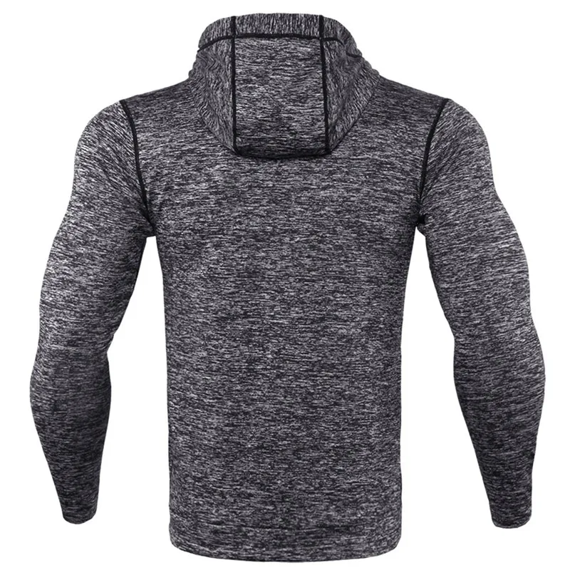 Men's quick-drying jacket tight breathable warm jacket autumn and winter running clothes fitness clothing long-sleeved sweater  (18)