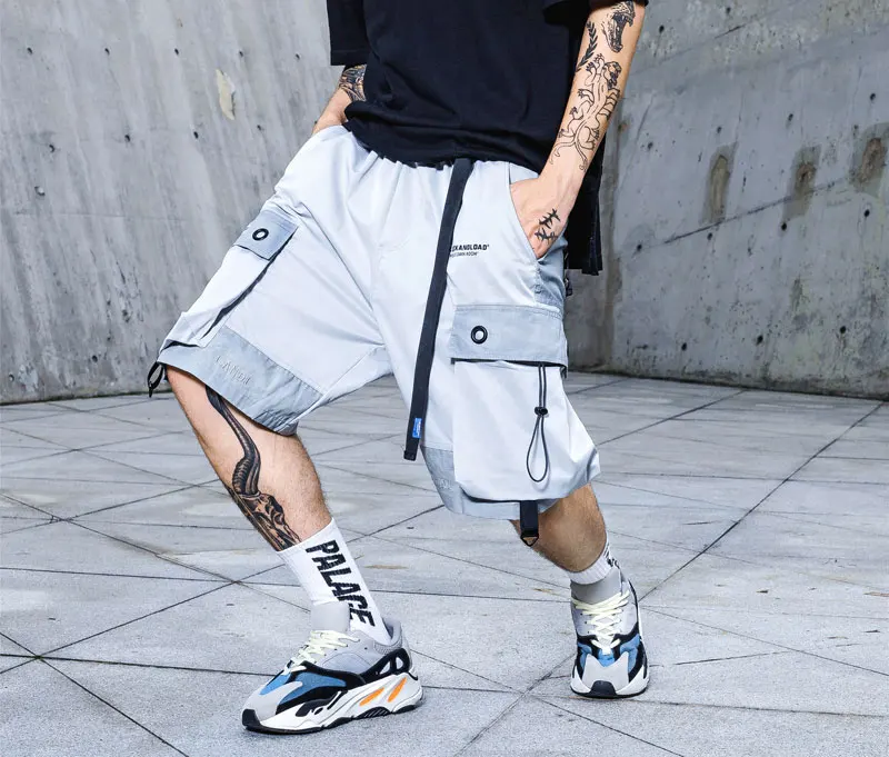 Ribbon Cargo Joggers Baggy Shorts 2