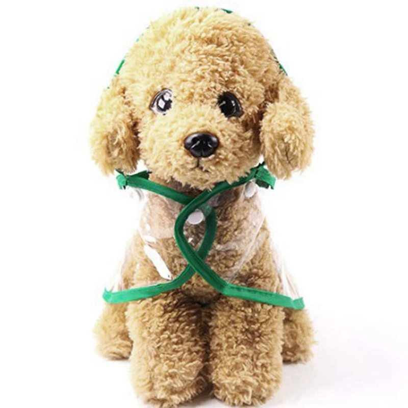 Прозрачный водонепроницаемый плащ для питомцев С Капюшоном красивая одежда для собак для домашних животных товары для собак плащ костюмы плащ