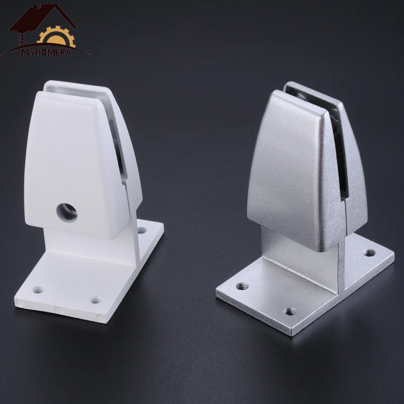 Myhomera Glass Shelf Holder Glass Clamps T Shaped Aluminum Alloy