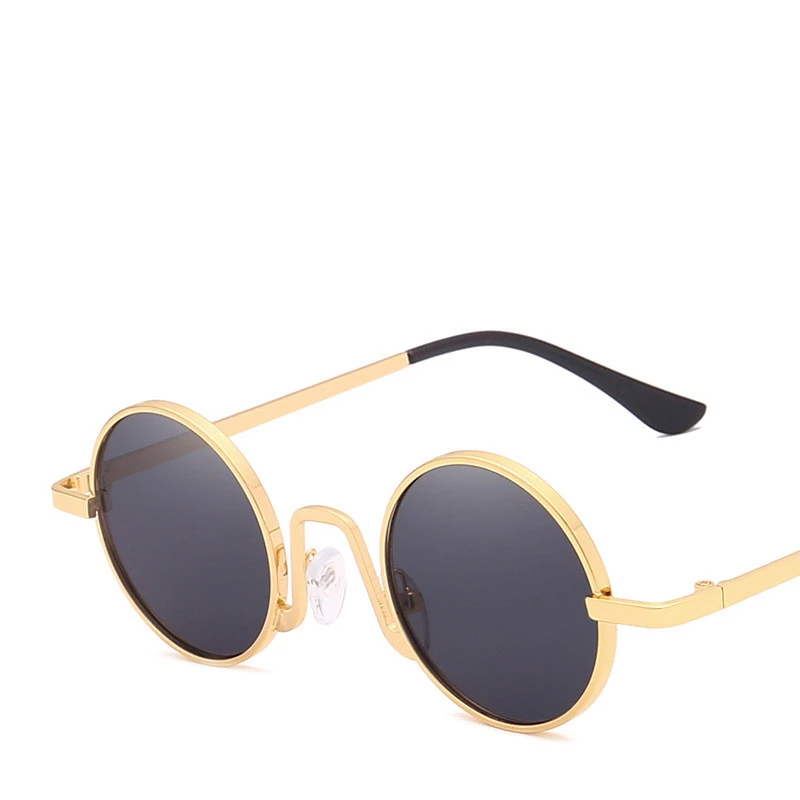 2019 Новые солнцезащитные очки ретро солнцезащитные очки Мода очки с круглой оправой Светоотражающие цветные солнцезащитные очки для