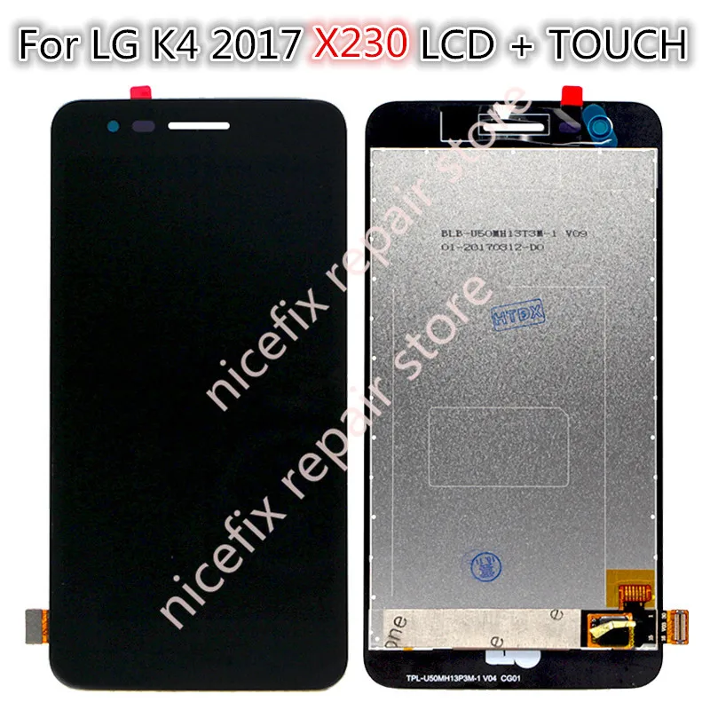 Для Lg K4 2017X230 X230DSF M160 ЖК дисплей кодирующий преобразователь сенсорного экрана в