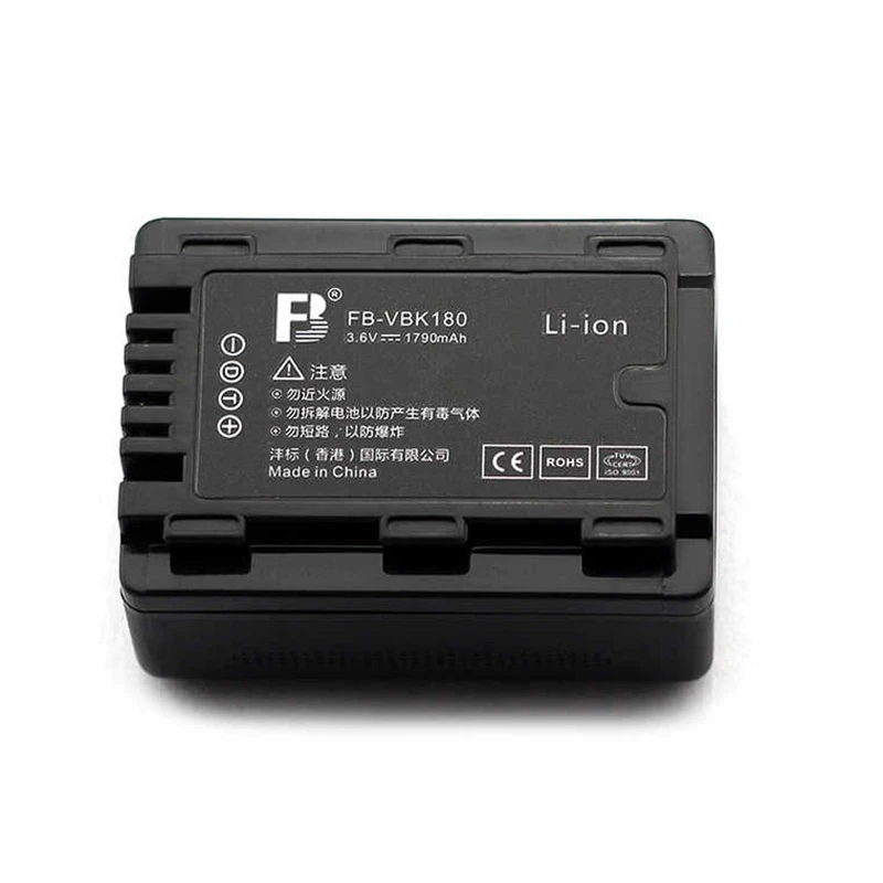DSTE 2-Pack VW-VBK180 Batterie Et Chargeur Compatible Pour