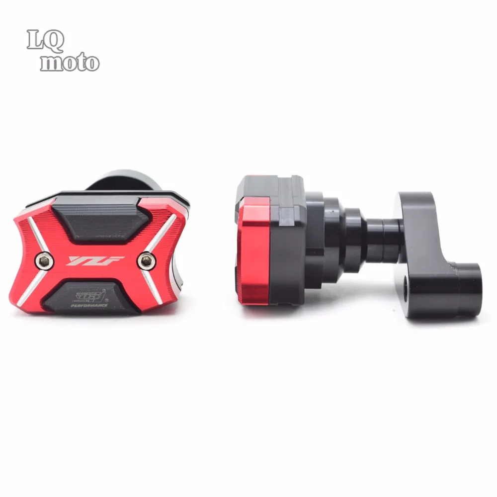

with YZF logo CNC  motorcycle Frame Slider  Falling Protection Protectors Anti Crash Caps  For Yamaha YZF600 R6 2006-2007