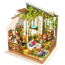 Дети взрослые DIY Миниатюрный Миллер сад модель кукольного домика здание кукольный домик Обучающие Развивающие игрушки хобби DG108