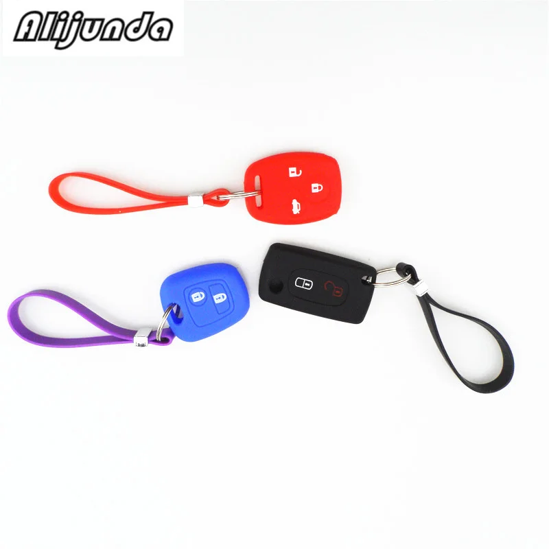 

New silicone key long wristband bracelet key spoon portable key chain for Geely Vision SC7 MK CK Cross Gleagle GX7 SX7 Englon SC