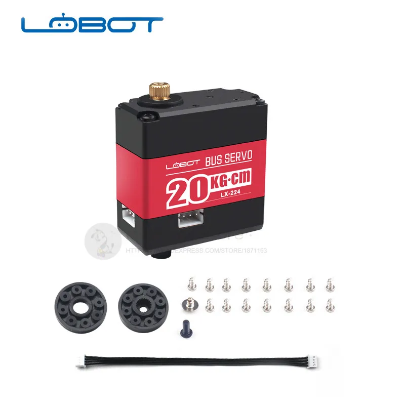 

The newest LX-224 20kg Serial Bus Servo / Smart Serial Dual-axis Digital Servo / High Torque High Accuracy for DIY bionic robot
