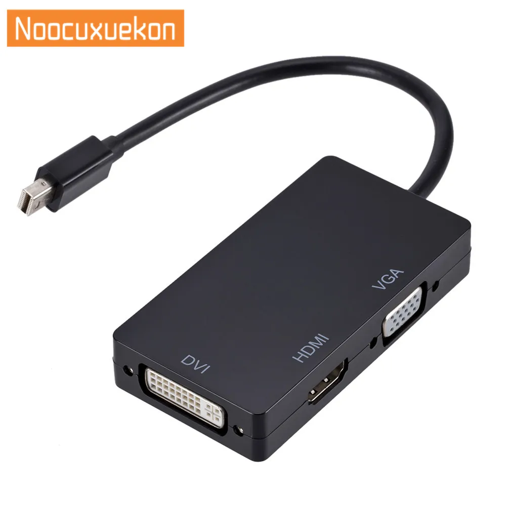 3 в 1 Mini display port DP Male To DVI HDMI VGA Аудио Женский адаптер дисплея порт конвертер для компьютера для ПК MacBook