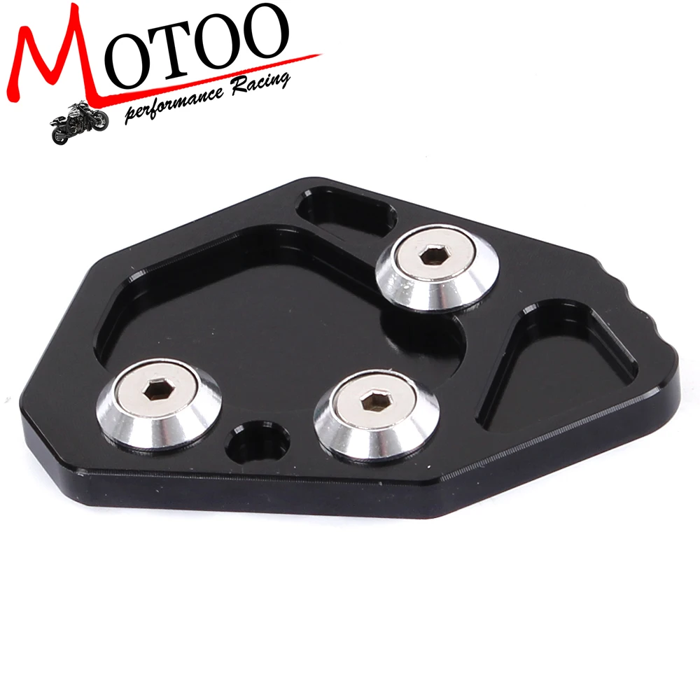 

Motoo - CNC Aluminum Motorcycle Side Stand Pad Enlargement Plate Kickstand Extension for BMW K1200S/R 05-08 K1300 S/R 2009-2016