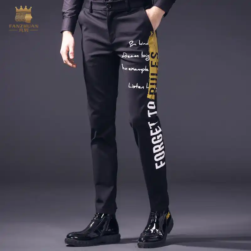 calças da moda masculina 2018