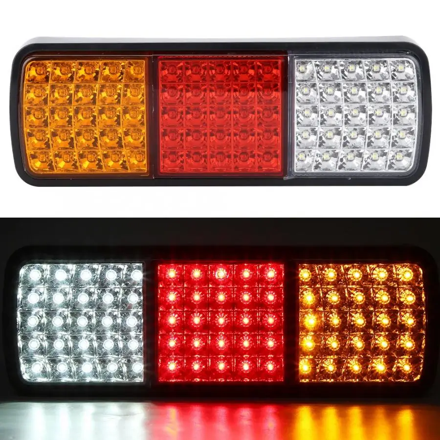 

Signal Lamp 12-24V 75LED Tail Light Indicator Brake Stop Rear Reverse Lamp for Trailer Truck car accessories LED Tail Light