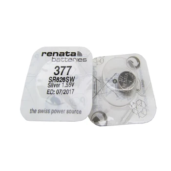 

5pcs 100% Original Renata Brand 377 SR626SW SR626 V377 AG4 Watch Battery Button Coin Cell Swiss Made