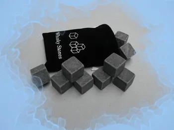 

9pcs/set Whiskey Stones Sipping Ice Cube Whisky Stone Whisky Rock Cooler Wedding Gift Favor Christmas Bar Wine Coolers