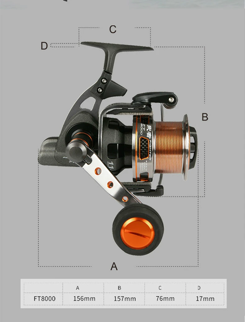 Okuma 8000 серия 10+ 1BB катушка для baitcasing лодка Seapole рыболовное снаряжение прочное сильное рыболовное колесо для ловли карпа рыболовная проволока Spooler Coll