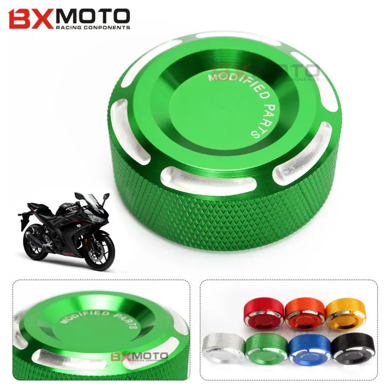 Для Yamaha YZF R3 R25 R1 R6 MT 07 09 CNC Крышка Резервуара заднего тормоза крышка аксессуары для