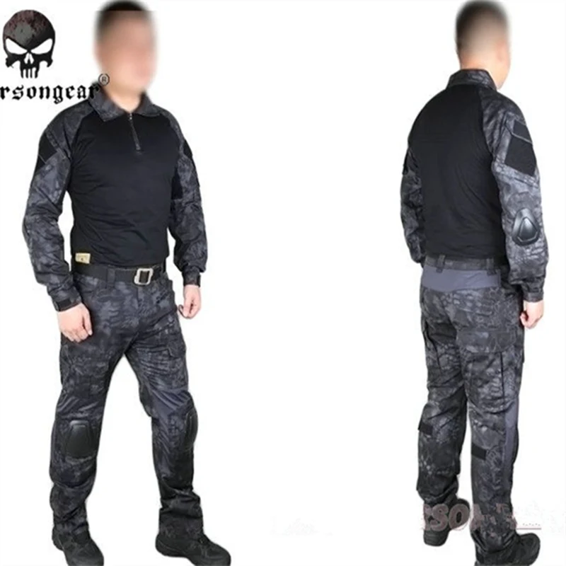 Kryptek Typhon Emerson Gen2 Боевая униформа тактическое снаряжение рубашка и брюки армейские