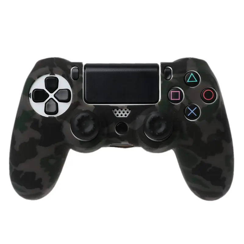 

Anti-Slip Black Grey Silicone Guard Cover 2 Joystick Cap For 4 PS4 Controller