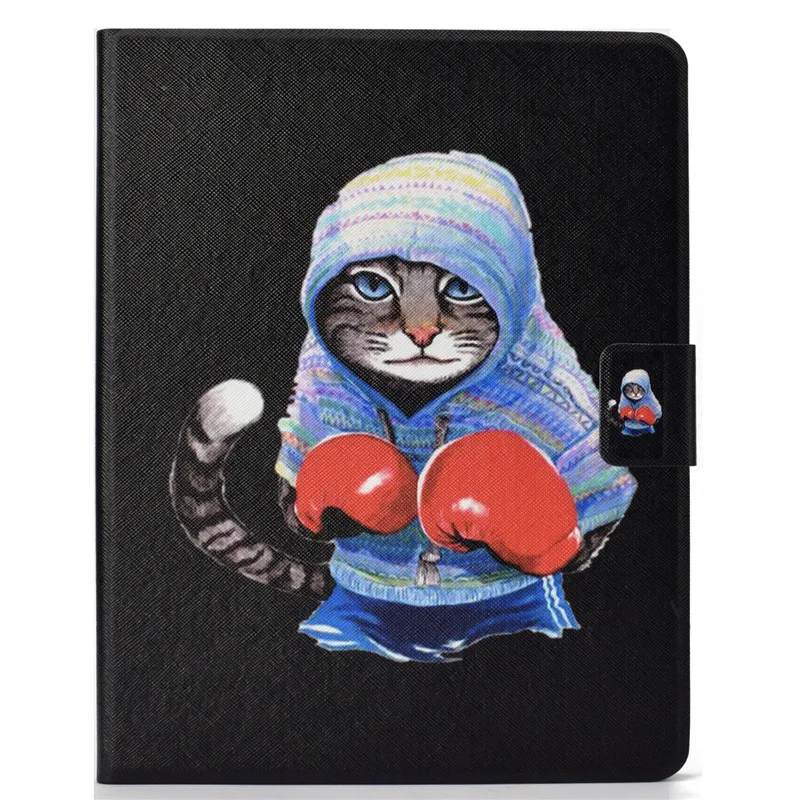 Wekays For Coque Apple Ipad 4 3 2 Cartoon Cat Leather Fundas Case For IPad2 IPad3 IPad4 Tablet Cover Case For IPad 2 3 4 Shell