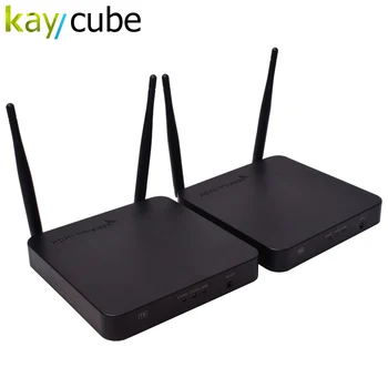 

kaycube HDMI Wireless Extender 100m WIFI audio and video transmitter 2.4/5G 1080P IR HDMI over Wireless HDMI for PC HDTV DVD