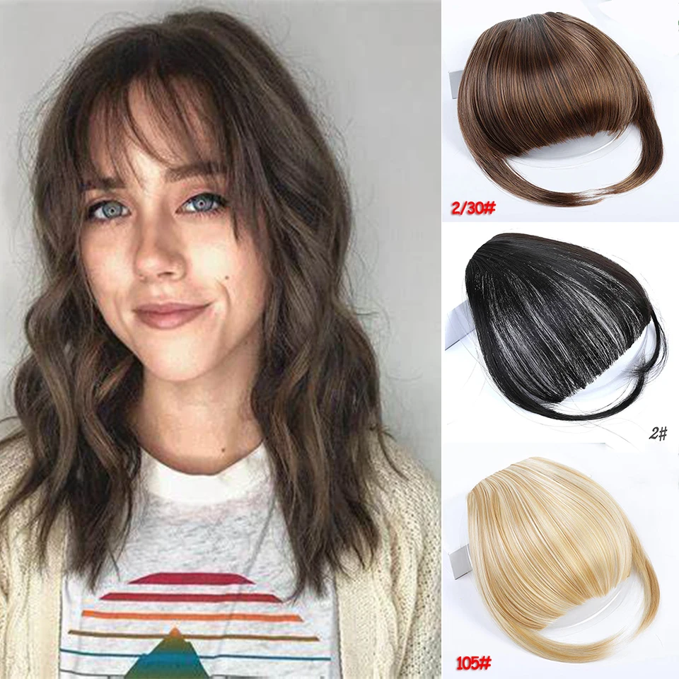 

MSTN Fake edge haircut wig black brown blonde synthetic burst female hair extension wig For Women headwear
