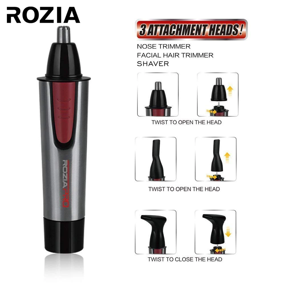 rozia nose hair trimmer