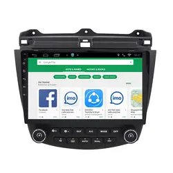 Chogathh Android 9,0 gps навигация 10,2 дюймов для Honda Accord 7 2003-2007 автомобильное радио с 1080 P видео bluetooth Поддержка SWC