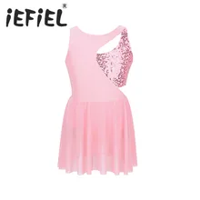 Блестки милые балетные трико для девочек детская балетная пачка танцевальное платье для выступлений Фигурное катание сценические танцевальные костюмы