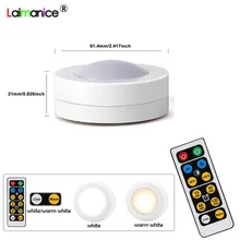 Беспроводной датчик касания с регулируемой яркостью светодиодный под кухонные шкафы Светодиодные шайбы для близкого гардероба Лестницы прихожей ночной Светильник