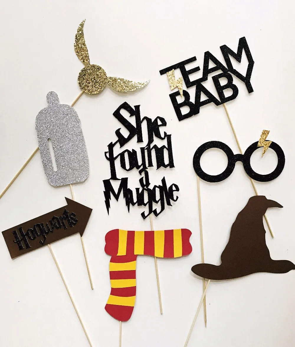 Magic Baby Shower Party Photo Booth Props ,glitter Party Decor. - Photobooth  Props - AliExpress