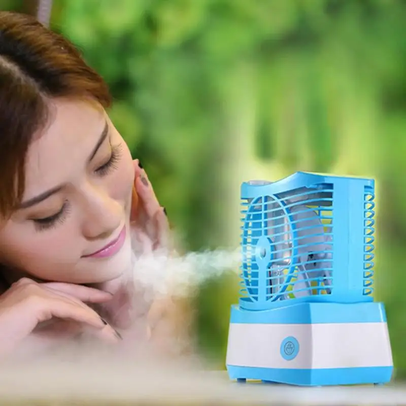 70 мл увлажнитель воздуха мини Кондиционер USB водяной туман вентилятор кулер летний вентилятор воздушного охлаждения портативный кондиционер для домашнего офиса