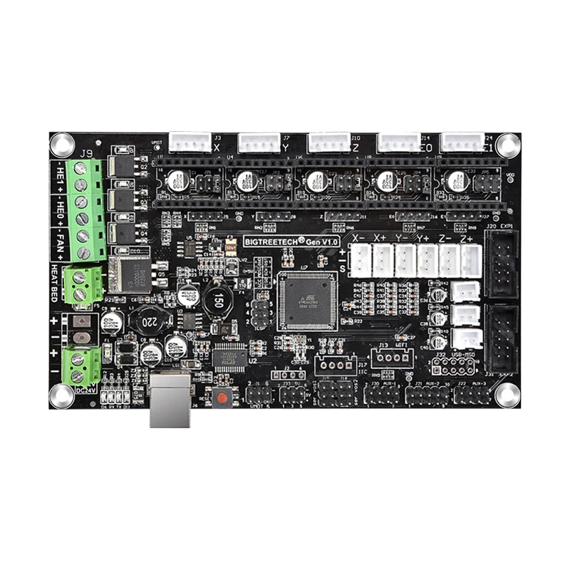 BIGTREETECH Gen V1.0 плата поддерживает A4988/DRV8825/TMC2130 Драйвер шагового двигателя плате